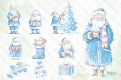 Blue Christmas Clipart Bundle Product Image 7