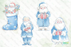 Blue Christmas Clipart Product Image 1