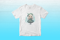 Cute Teal Christmas Clipart - 10 Transparent PNGs Anime Product Image 7