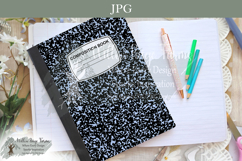 Color Composition Notebook Cover Pink, Purple &amp; Blue Product Image 2