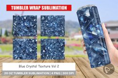Tumbler Wrap Blue Crystal Product Image 1