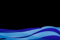 Blue curve wave abstract backdrop design Product Image 2