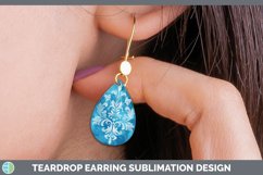 GorgeousBlue Teardrop Earrings design.