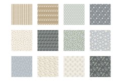 Blue Dandelions Digital Paper, Blue Dandelion Vector Pattern Product Image 3