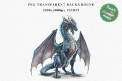 Blue Dragon Fantasy World Fairy Tale Clipart PNG Scrapbooking Image Watercolor Transparent Print illustration designs sublimation kids Fairy Tale Children book watercolor blue dragon, fairy tales clipart, fantasy world, magic wizard nursery art children&#039;s
