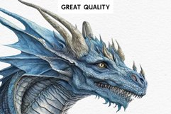 watercolor blue dragon, fairy tales clipart, fantasy world, magic wizard nursery art children's Blue Dragon Fantasy World Fairy Tale Clipart PNG Scrapbooking Image Watercolor Transparent Print illustration designs sublimation kids Fairy Tale Children book