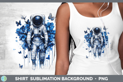 GorgeousBlue Drips Shirt design.