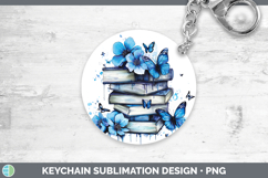 GorgeousBlue Drips Keychain design.