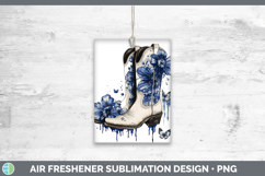 GorgeousBlue Drips Air Freshener design.