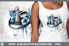 GorgeousBlue Drips Shirt design.