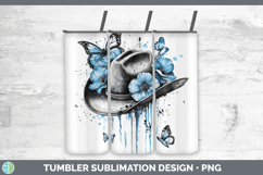 GorgeousBlue Drips Tumbler design.