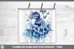 GorgeousBlue Drips Tumbler design.