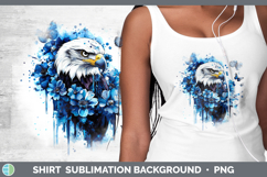 GorgeousBlue Drips Shirt design.