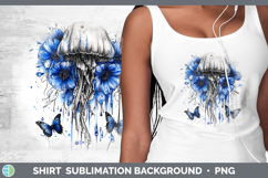 GorgeousBlue Drips Shirt design.