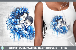 GorgeousBlue Drips Shirt design.