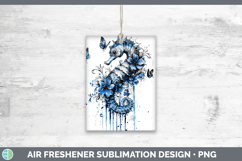 GorgeousBlue Drips Air Freshener design.