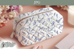 Blue Fern Toile Seamless Pattern | Botanical Cottagecore Product Image 2