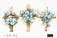 Watercolor Cross | Christian Easter PNG Product Image 1