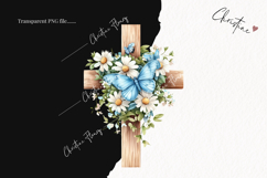 Watercolor Cross | Christian Easter PNG Product Image 2