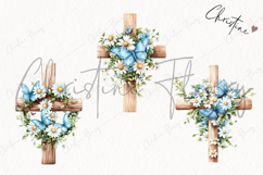 Watercolor Cross | Christian Easter PNG Product Image 3