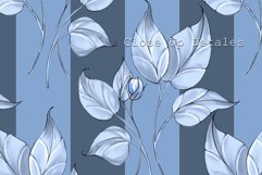 Blue floral seamless patterns Product Image 2