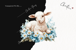 Watercolor Lamb | Christian Easter PNG Product Image 2