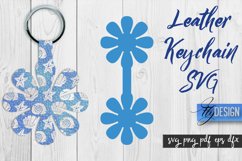 Leather Keychain SVG Design | Keychaine Design | SVG File Product Image 1