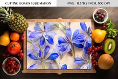 Summer Wild Flowers Design|Cutting Board Sublimation Product Image 1