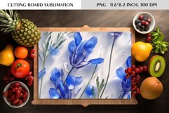 Summer Wild Flowers Design|Cutting Board Sublimation Product Image 1