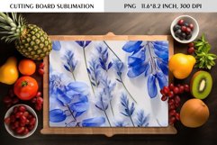 Summer Wild Flowers Design|Cutting Board Sublimation Product Image 1