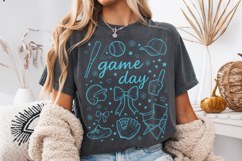 Baseball PNG, Baseball Mom PNG, Game Day PNG, Baseball Vibes Product Image 1