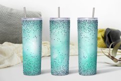 Blue Glitter Tumbler, 20oz Skinny Tumbler, 20 Oz Tumbler Png Product Image 1