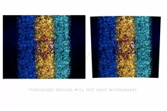 Hanukkah 20oz Tumbler Design, Star of David, Blue Glitter Product Image 2