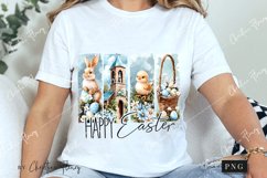 Happy Easter PNG, Brushstroke Easter PNG Product Image 3