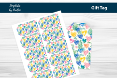 Blue Heart Printable Heart Product Label