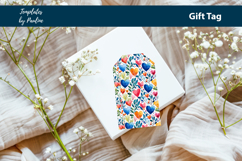 Blue Heart  Printable Heart Product Label