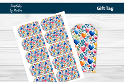 Blue Heart  Printable Heart Product Label