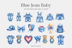 Blue Jean Baby Cliparts Product Image 2