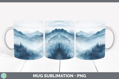 GorgeousBlue Mug Wrap design.
