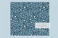 Blue Leopard Tumbler Seamless Wrap | Tumbler sublimation Product Image 2