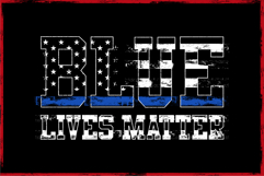 Police Flag Themes - The Blue Lives Matter Product Image 2