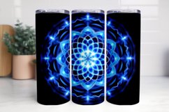 Blue Mandala 3D Tumbler Sublimation Bunlde Product Image 9