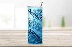 seamless blue medina sublimation, chefchaouen baseball tumbler wrap, moroccan geometric design, cobalt sports sublimation file, 20oz skinny tumbler wrap, tapered seamless sublimation design, straight tumbler wrap png, arabesque pattern baseball art, seaml