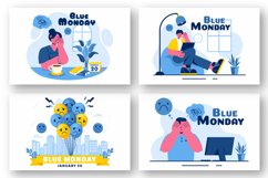 10 Blue Monday Illustration Product Image 3