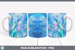 GorgeousBlue Mug Wrap design.