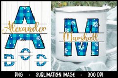 SUPER 7 Christmas Split Monogram sublimation set bundle Product Image 2