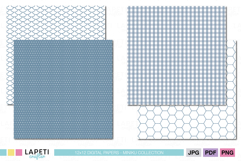 Blue craft paper designs for planners