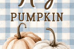 Hey Pumpkin Garden Flag Sublimation Design Product Image 3