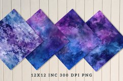 Blue And Purple Seamless Digital Paper Bundle Product Image 2