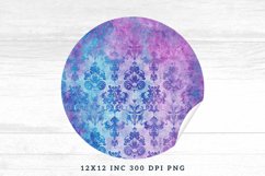 Blue And Purple Seamless Digital Paper Bundle Product Image 3